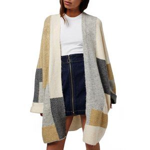 SOLD - Topshop Oversized Chunky Patchwork Cardigan